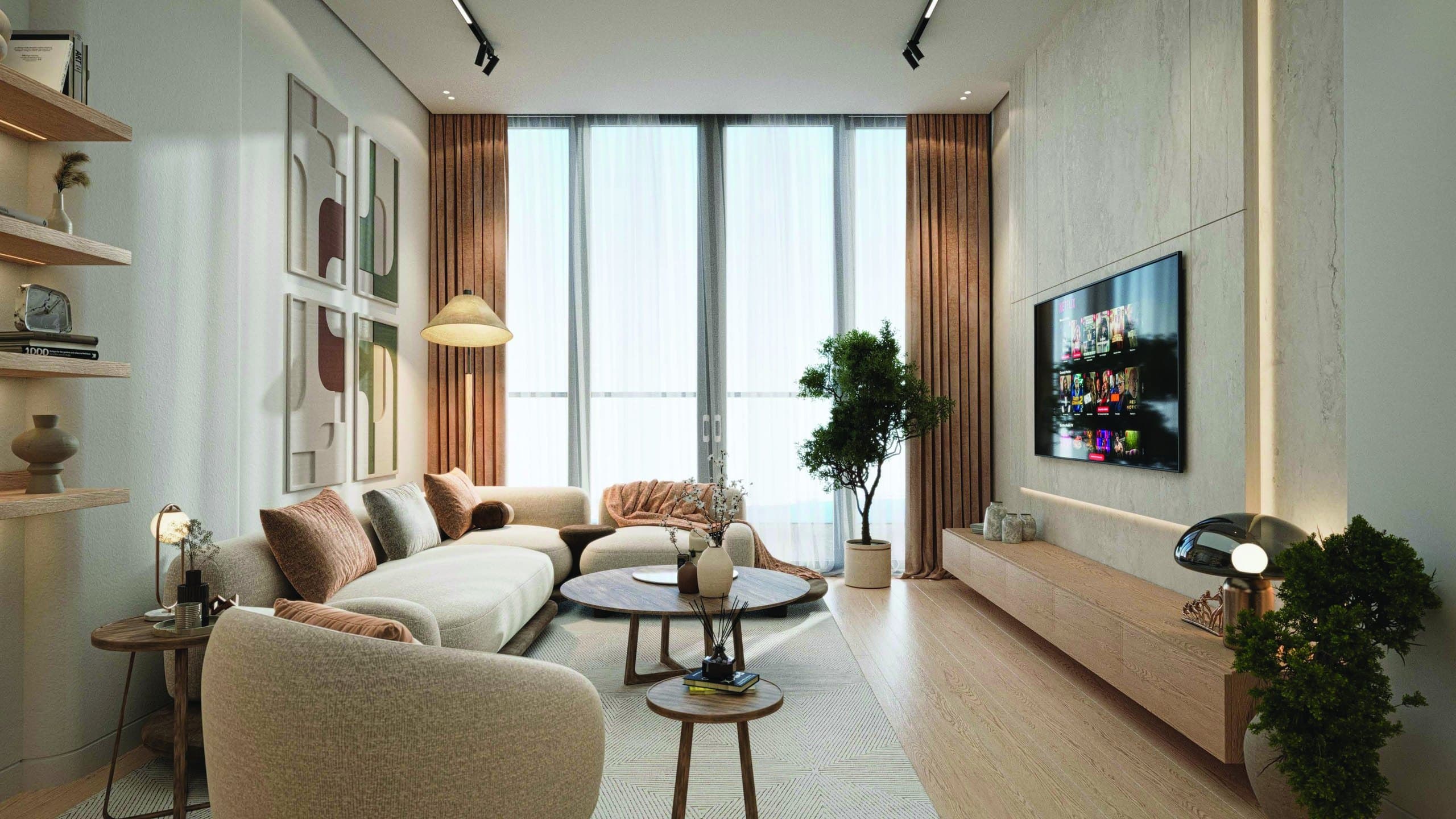 נכס מרוהט של Huber Living בדובאי